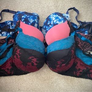 Torrid Women’s 38G Bra Intimates Bundle Lightly Lined Wide Smooth Waistband XXL